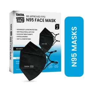 Black FFP2 N95 Mask