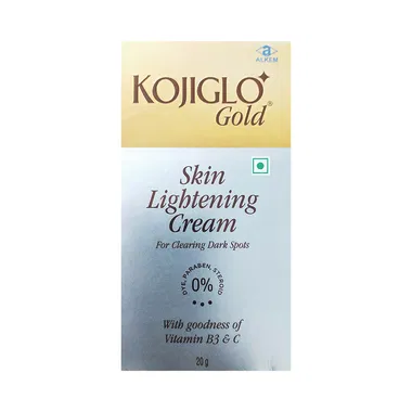 Gold cream skin lightening