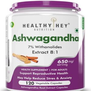 HealthyHey Ashwagandha Vegetable Capsule